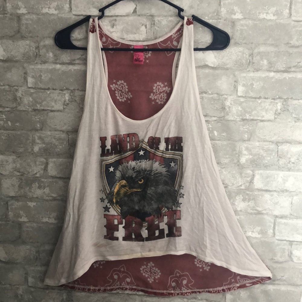 “Land of the free” tank top